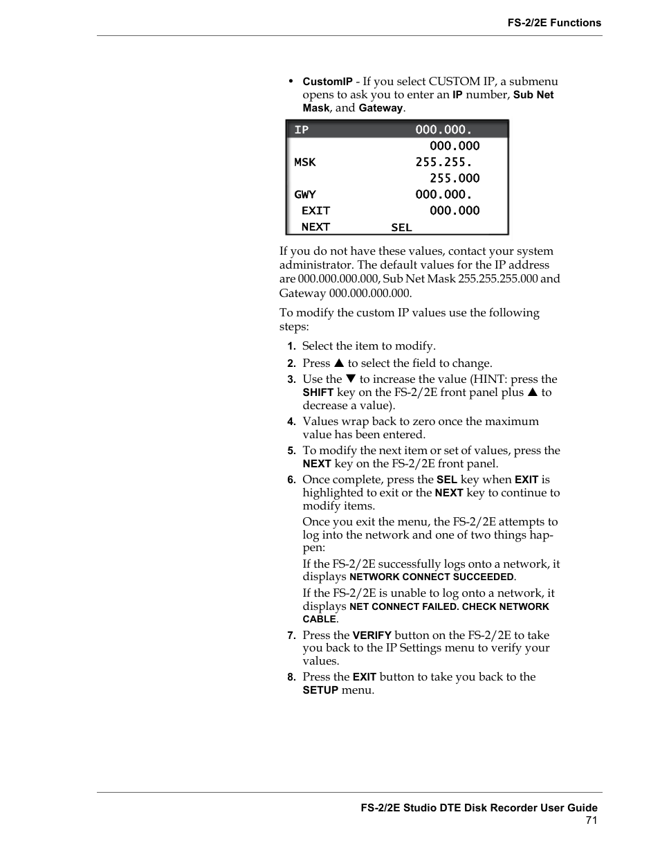 FOCUS Enhancements FS-2 User Manual | Page 91 / 146