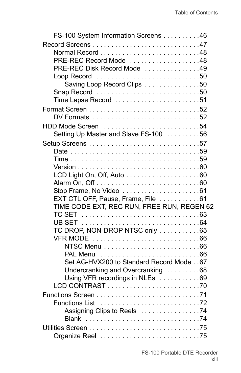 FOCUS Enhancements DVCPRO/DV User Manual | Page 15 / 162