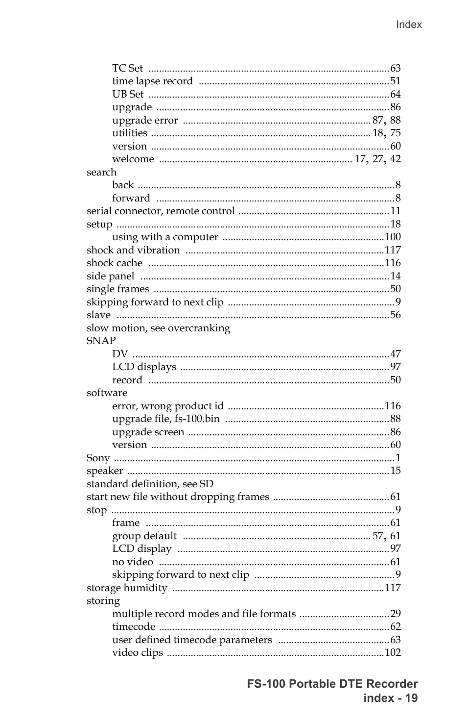 FOCUS Enhancements DVCPRO/DV User Manual | Page 155 / 162