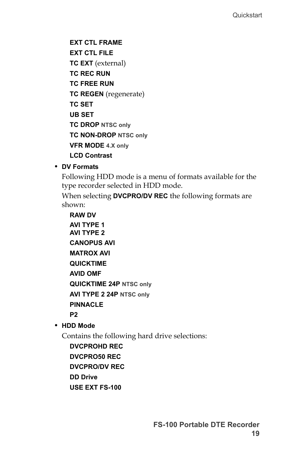 FOCUS Enhancements DVCPRO/DV User Manual | Page 37 / 162