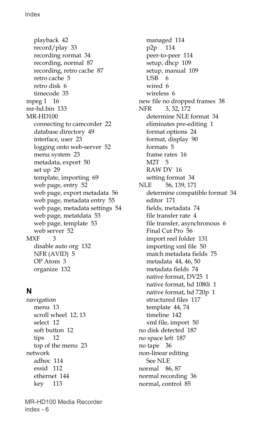 FOCUS Enhancements MR-HD100 User Manual | Page 216 / 224