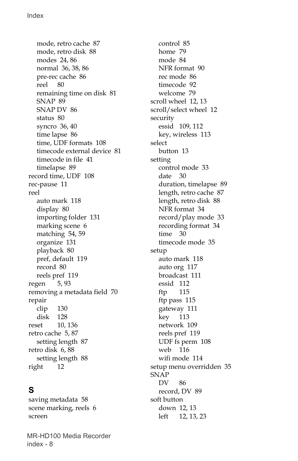 FOCUS Enhancements MR-HD100 User Manual | Page 218 / 224