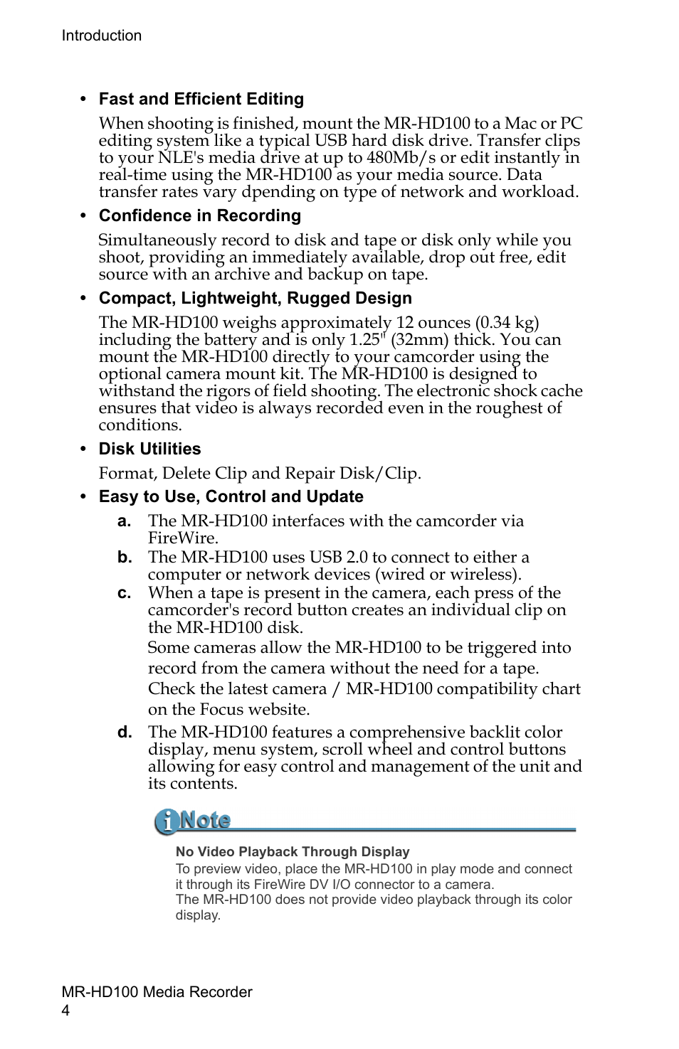 FOCUS Enhancements MR-HD100 User Manual | Page 24 / 224