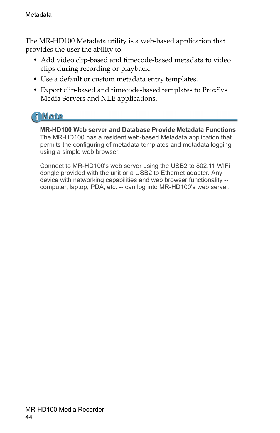 FOCUS Enhancements MR-HD100 User Manual | Page 64 / 224