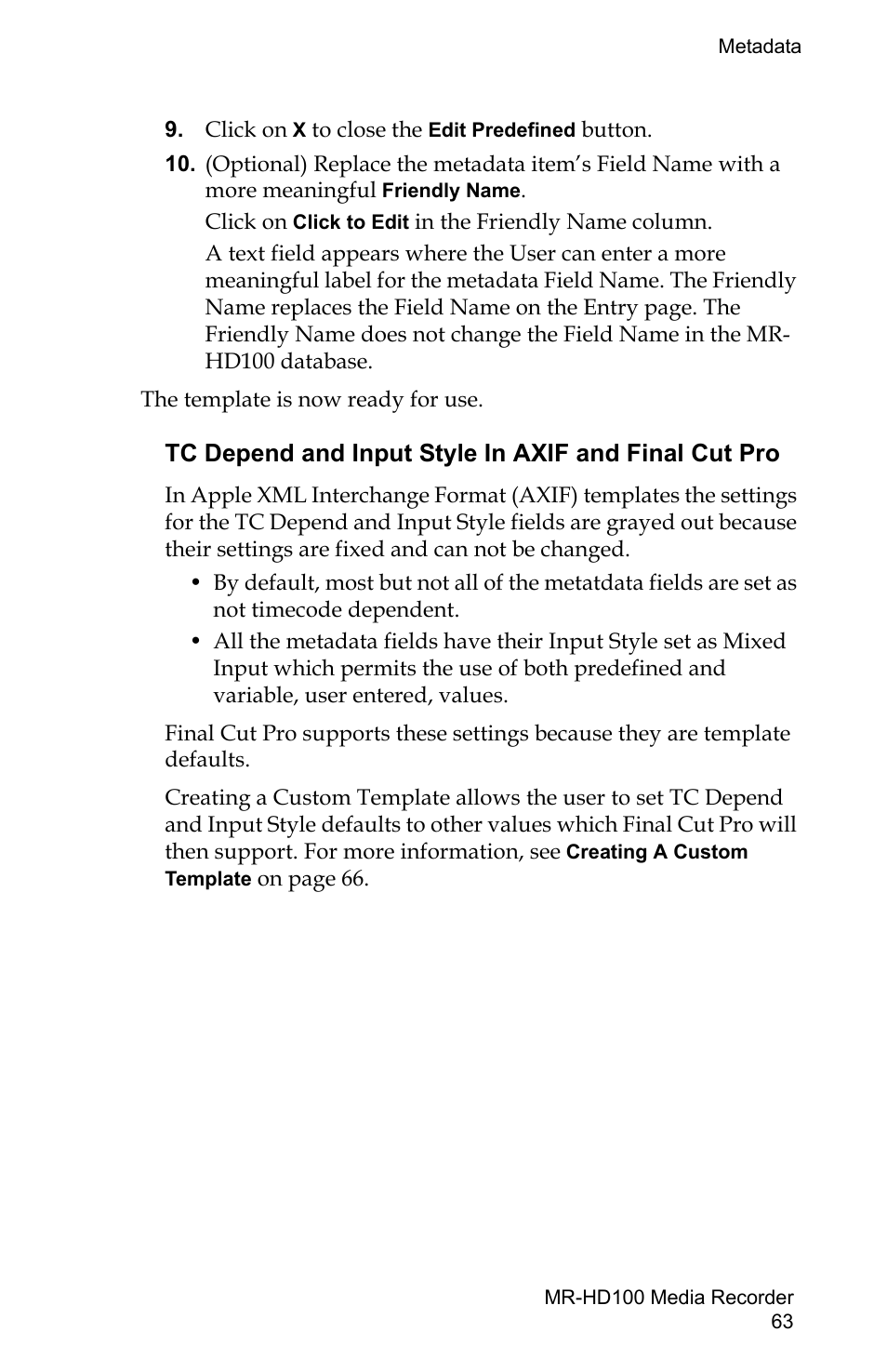 FOCUS Enhancements MR-HD100 User Manual | Page 83 / 224