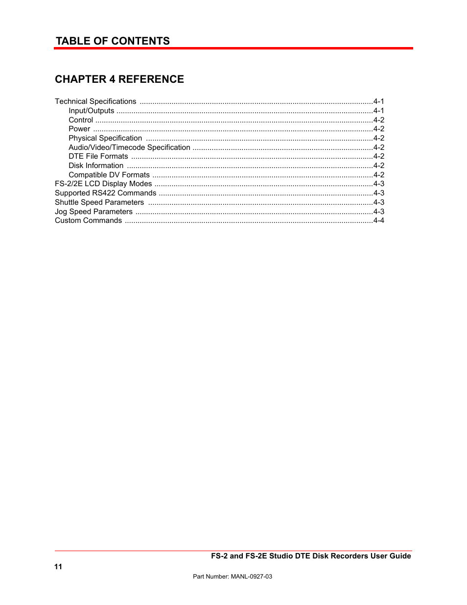 FOCUS Enhancements FS-2/2E User Manual | Page 11 / 71