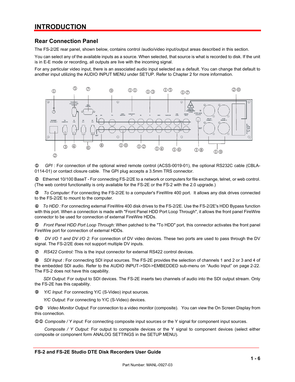 Introduction | FOCUS Enhancements FS-2/2E User Manual | Page 17 / 71