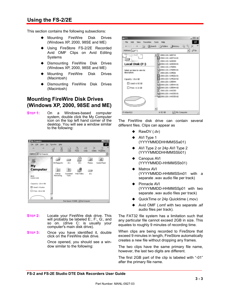 Using the fs-2/2e | FOCUS Enhancements FS-2/2E User Manual | Page 56 / 71