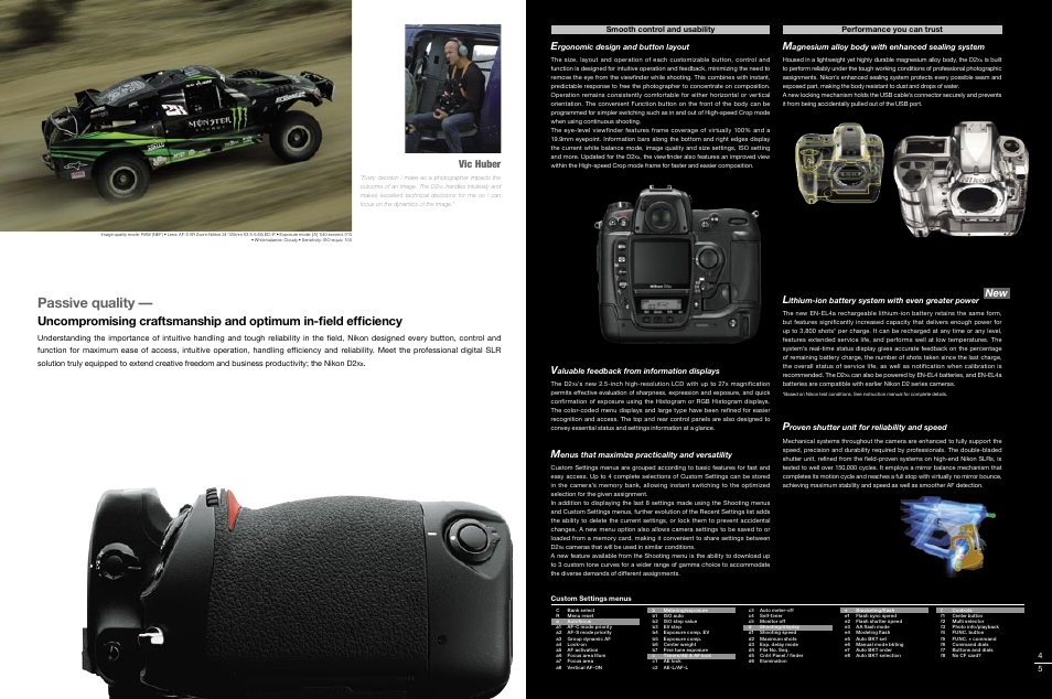 Passive quality, Vic huber | FOCUS Enhancements D2Xs User Manual | Page 3 / 8