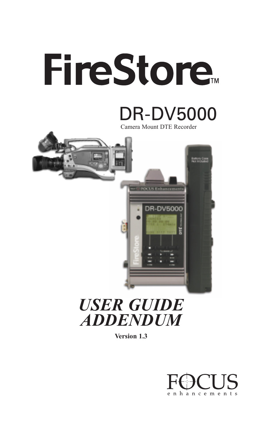 FOCUS Enhancements DR-DV5000 User Manual | 4 pages