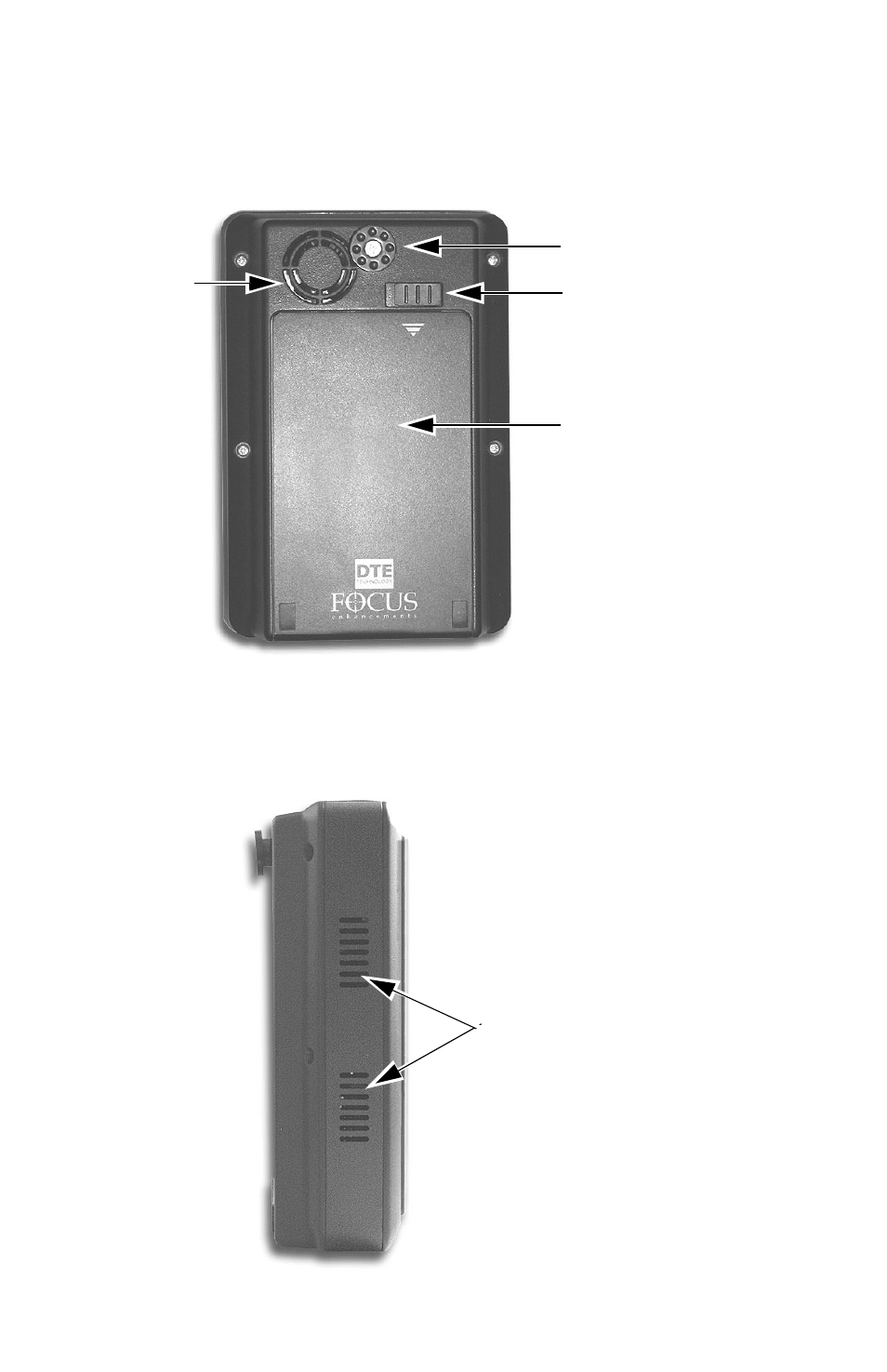 Rear panel, Side panel, Rear panel side panel | FOCUS Enhancements DVCPRO50 User Manual | Page 30 / 120