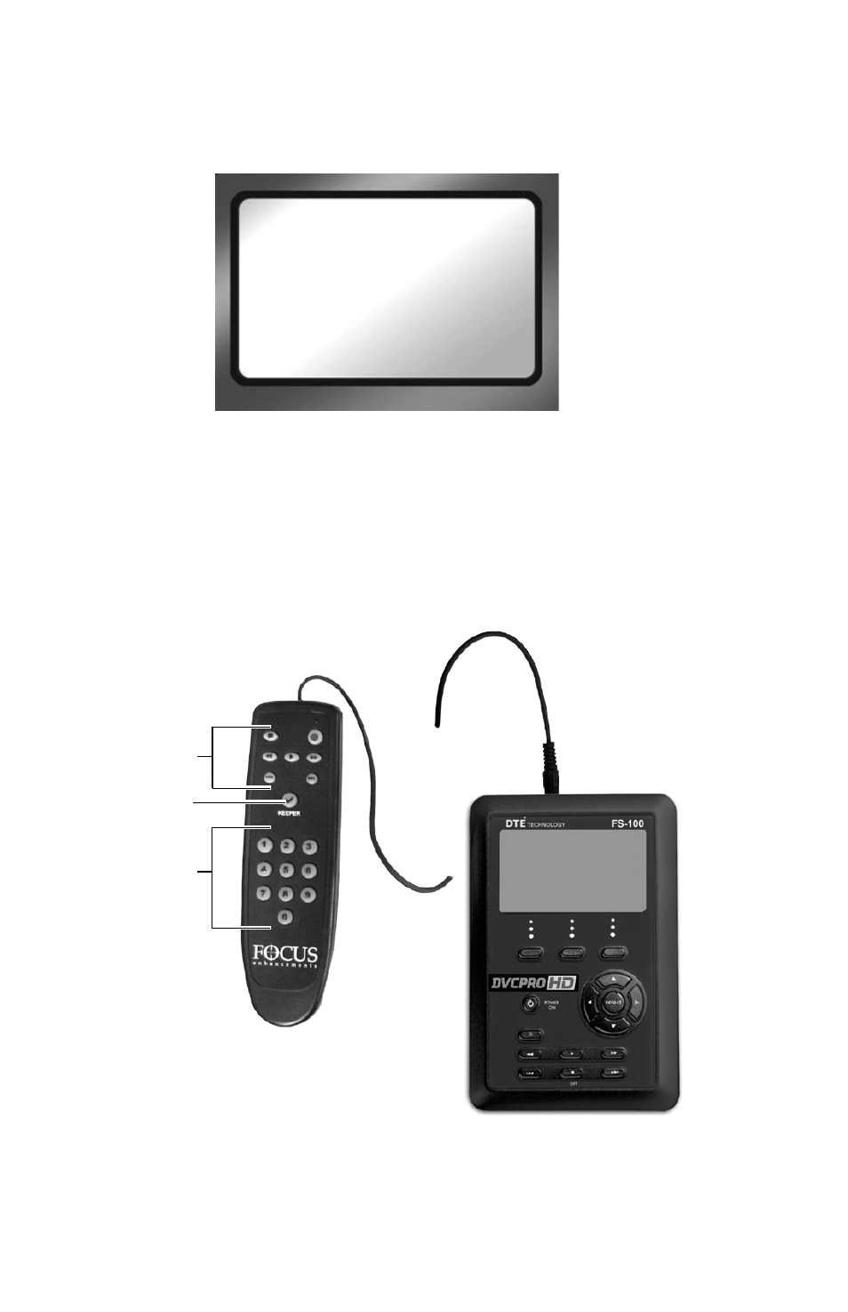 Control screen | FOCUS Enhancements DVCPRO50 User Manual | Page 96 / 120
