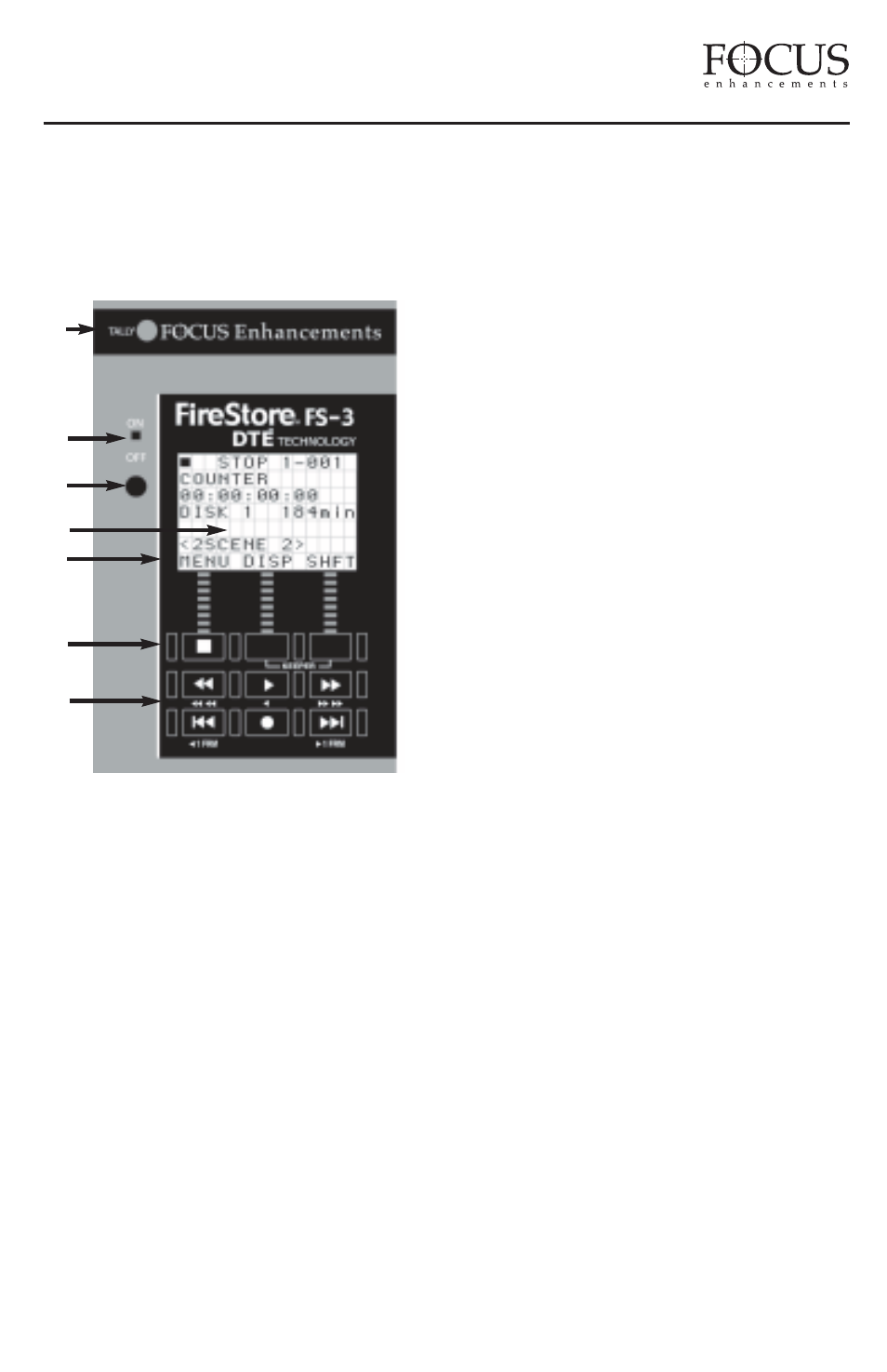 FOCUS Enhancements FS-3 User Manual | Page 13 / 44