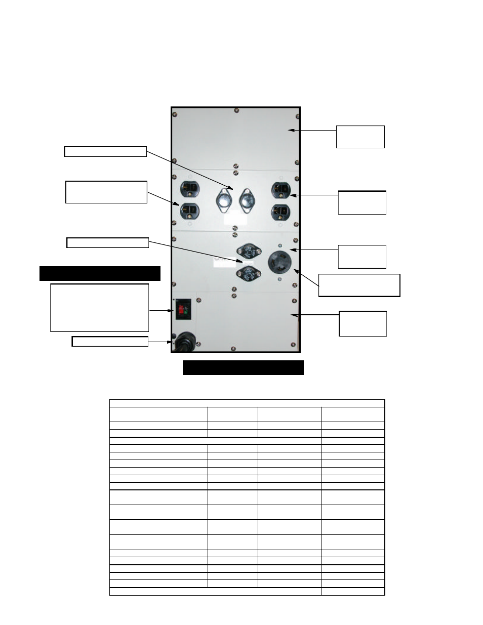 Typical power distribution center configuration, Caution, 14 important | Falcon SG5K-2T User Manual | Page 16 / 30