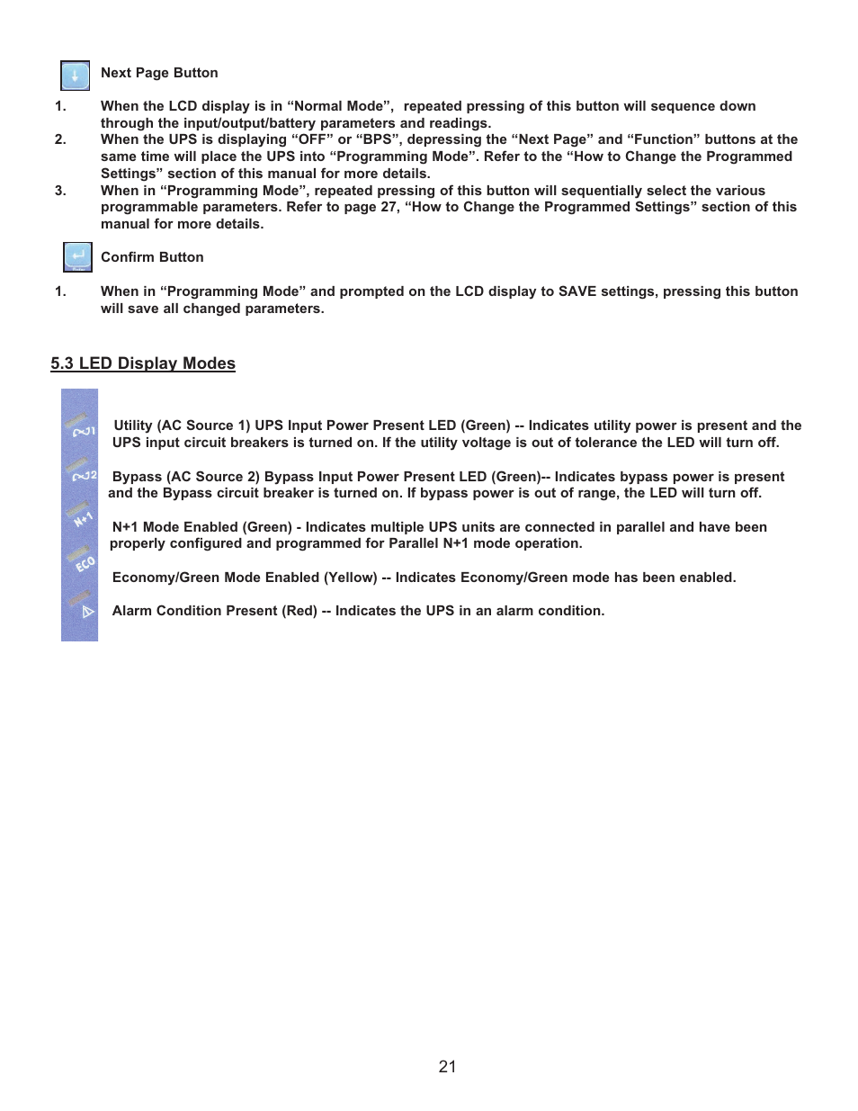 Falcon RACKMOUNT UPS PLUS FN4KRM-2TX User Manual | Page 21 / 44