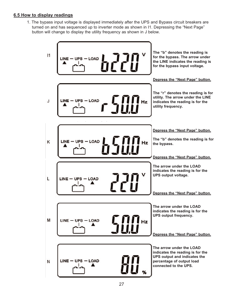 Falcon RACKMOUNT UPS PLUS FN4KRM-2TX User Manual | Page 27 / 44