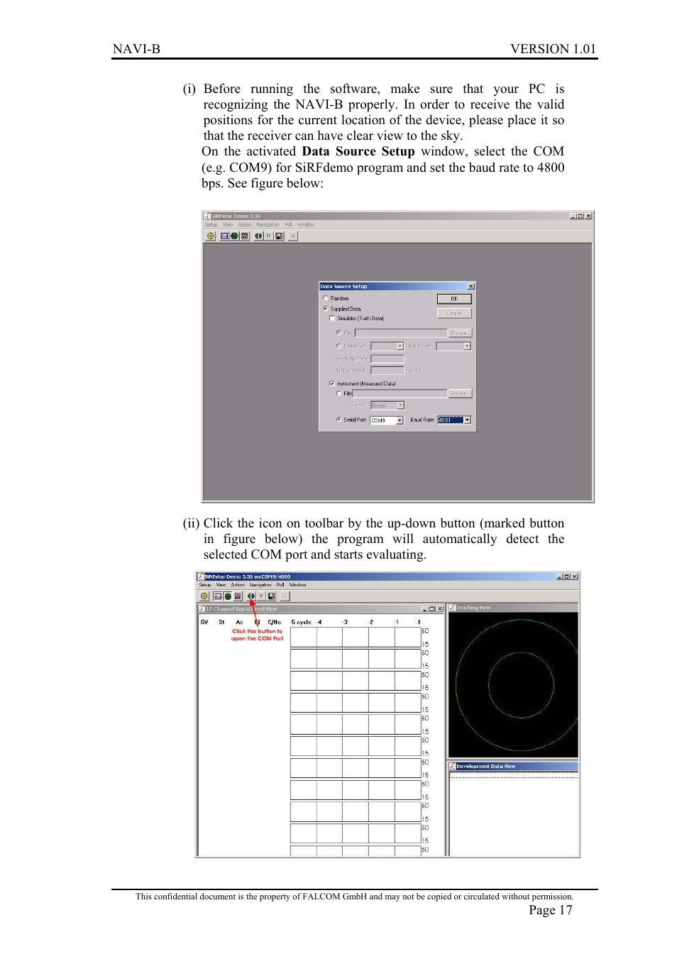 Falcon NAVI-B User Manual | Page 17 / 25