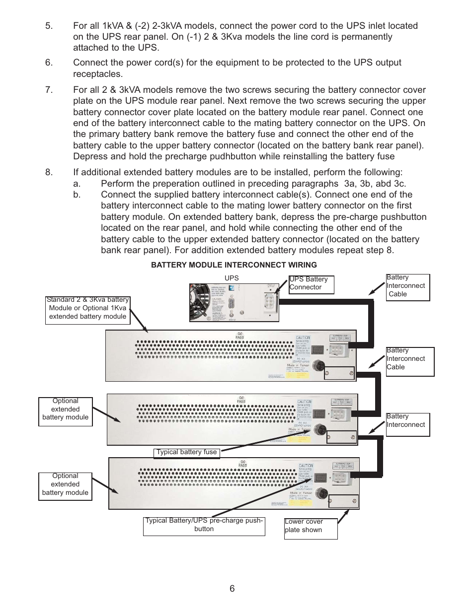 Falcon RACKMOUNT SG SERIES UPS PLUS SG1KRM-1TU User Manual | Page 8 / 24