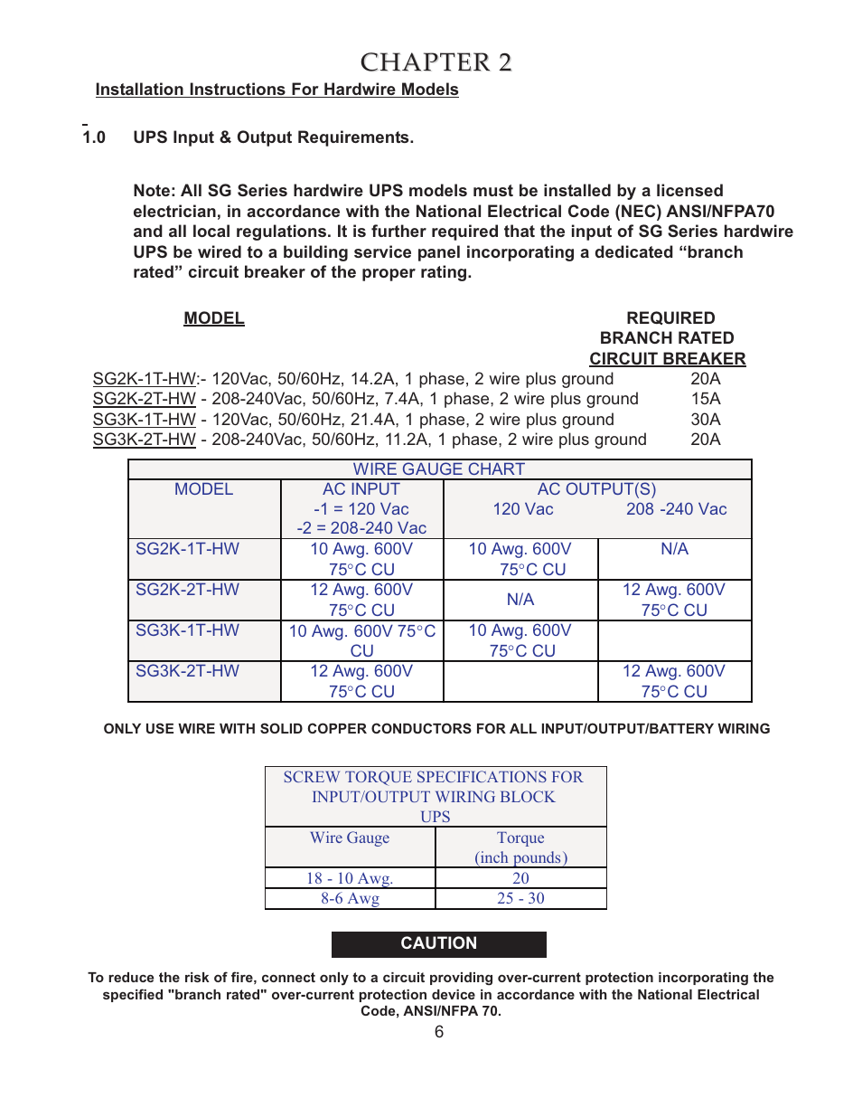 Chapter, Chapter 2 2 | Falcon SG3K-1T-HW User Manual | Page 8 / 26