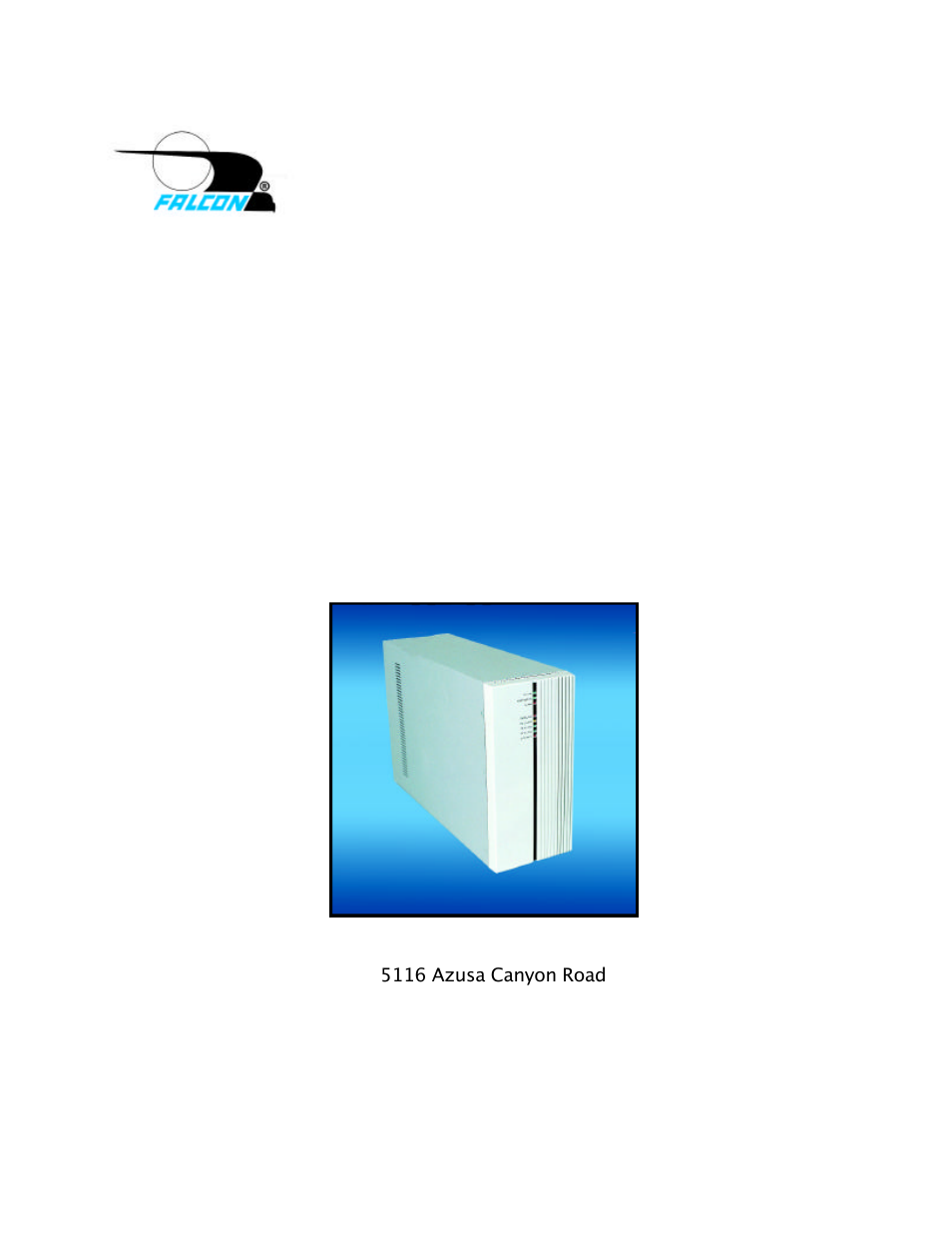 Falcon ED3000-A User Manual | 16 pages