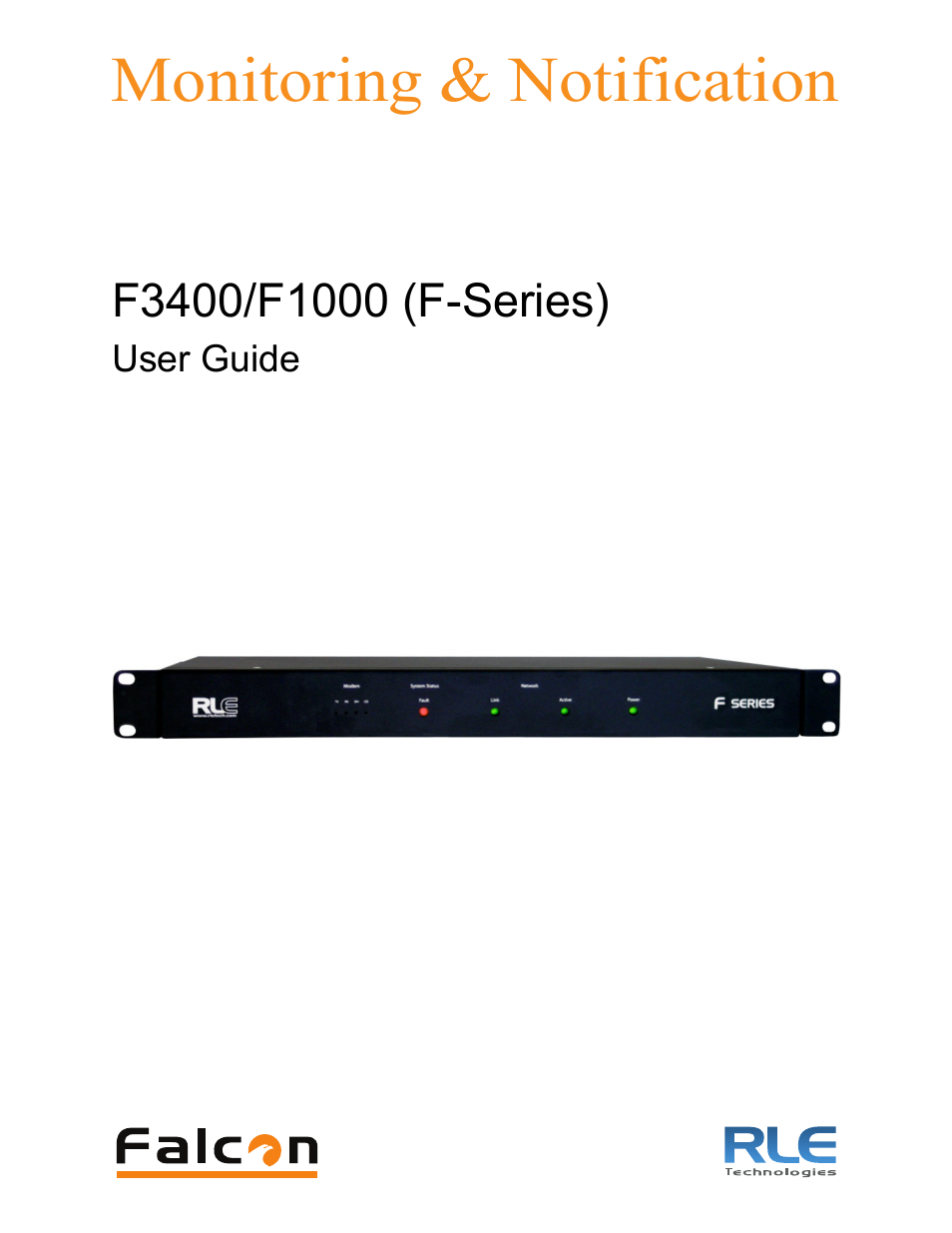Falcon F3400 User Manual | 94 pages