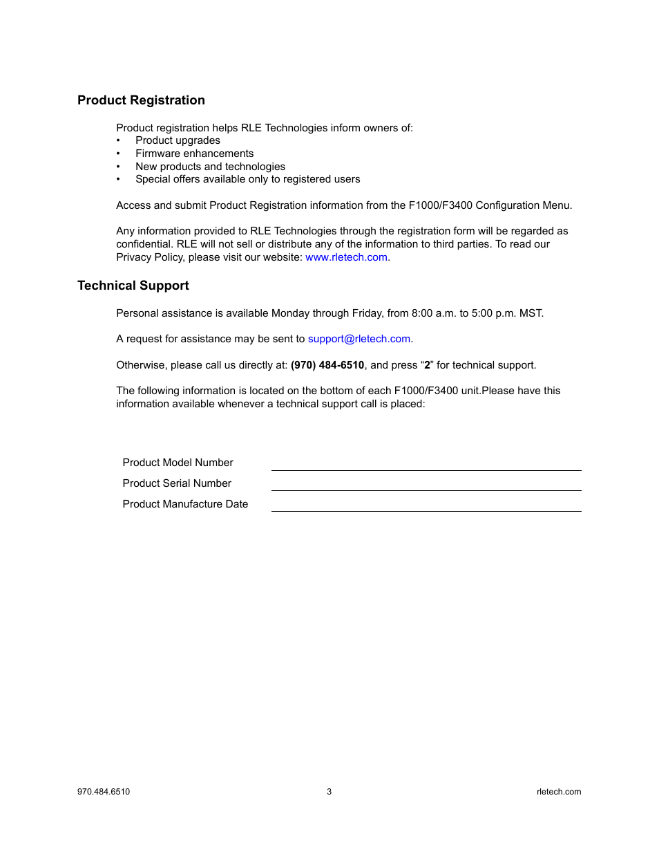 Falcon F3400 User Manual | Page 3 / 94