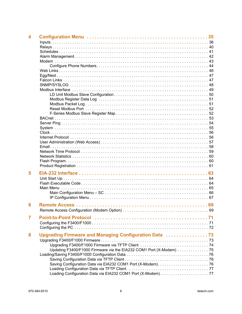 Falcon F3400 User Manual | Page 6 / 94