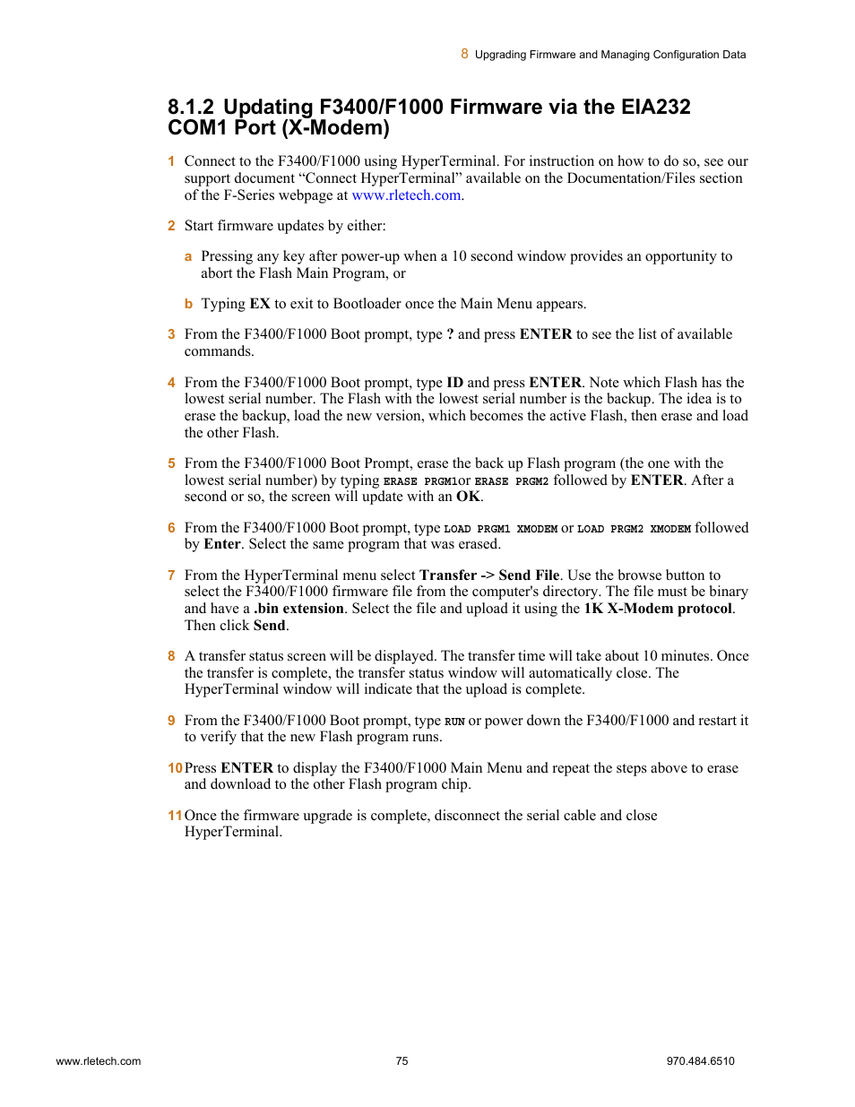 Falcon F3400 User Manual | Page 75 / 94