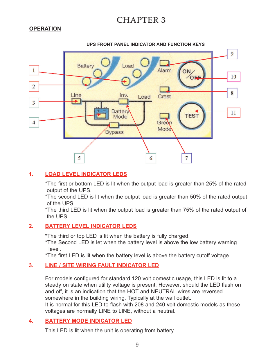 Chapter 3 | Falcon SG SERIES SG800-1T User Manual | Page 11 / 27