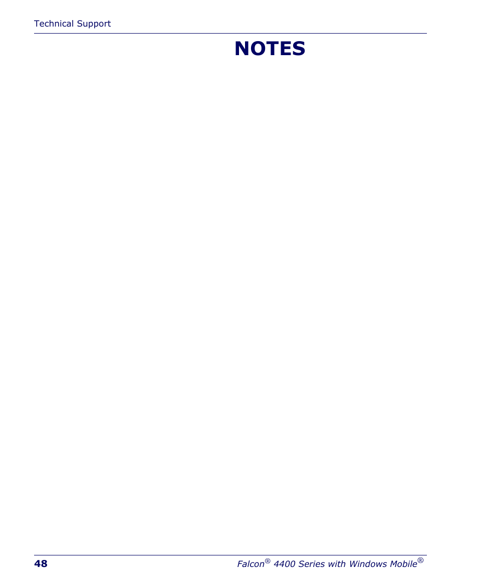 Falcon 4400 User Manual | Page 50 / 68