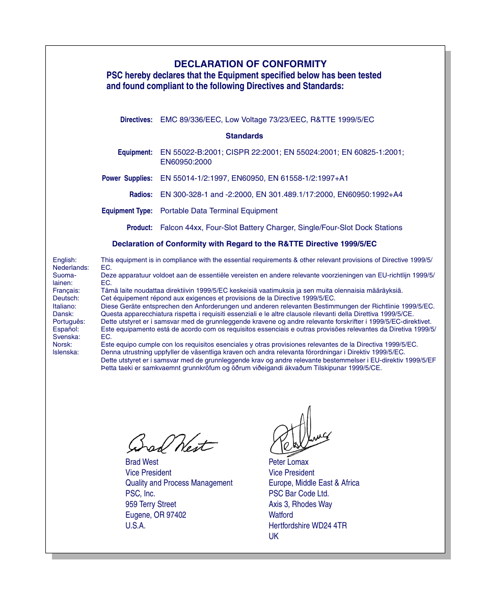 Falcon 4400 User Manual | Page 67 / 68