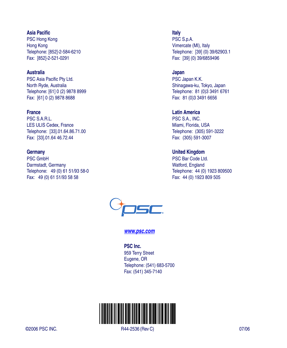 Falcon 4400 User Manual | Page 68 / 68
