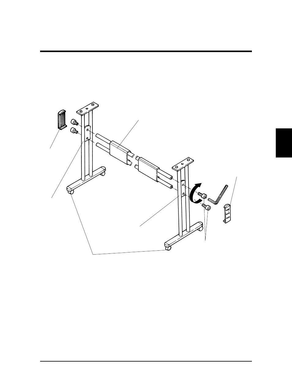 Assembling the stand | Falcon Graphics RJ-6000 Series User Manual | Page 24 / 110