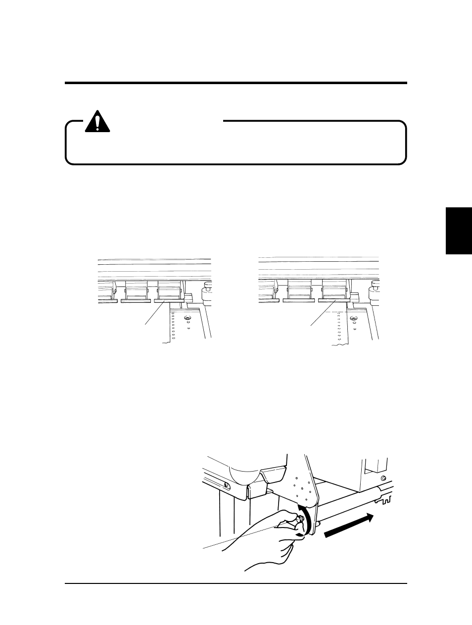 Caution | Falcon Graphics RJ-6000 Series User Manual | Page 44 / 110