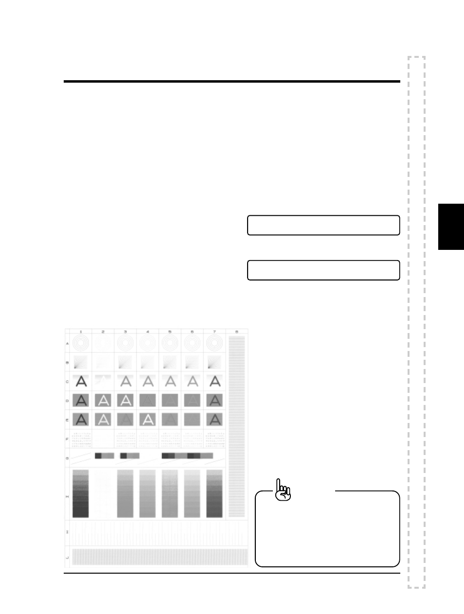 Making a test print | Falcon Graphics RJ-6000 Series User Manual | Page 48 / 110