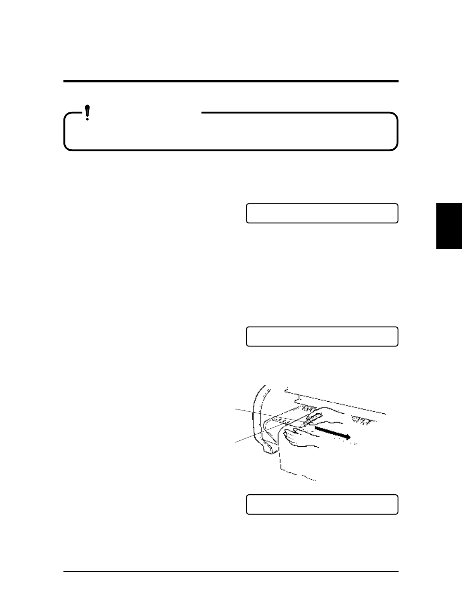 Making a manual cut, Important | Falcon Graphics RJ-6000 Series User Manual | Page 58 / 110