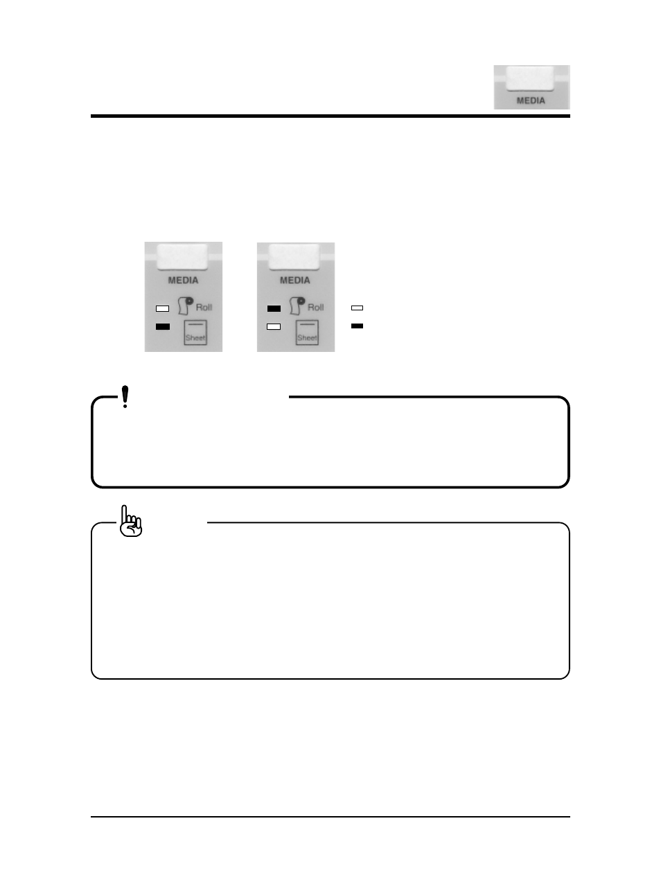 Specifying the media to be used, Important | Falcon Graphics RJ-6000 Series User Manual | Page 61 / 110