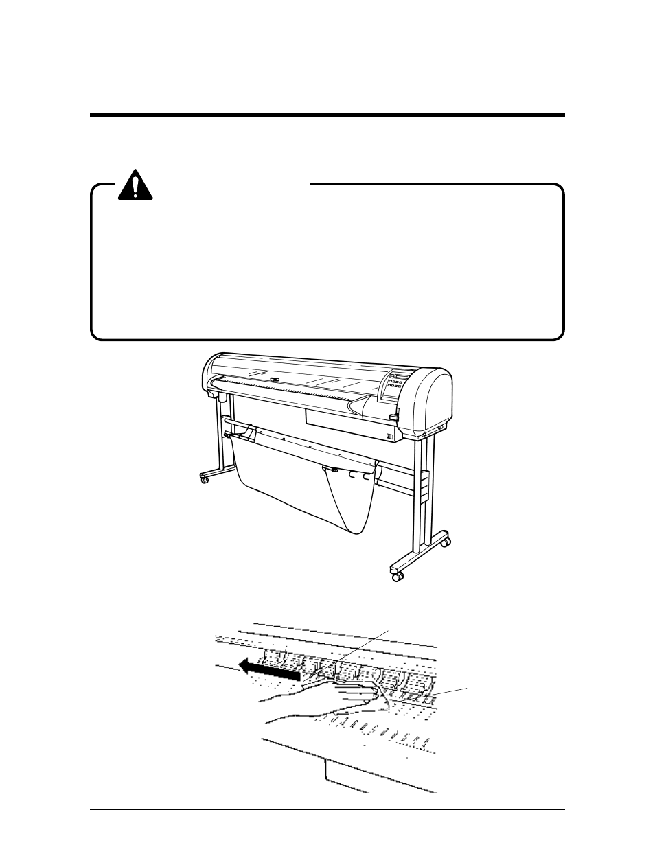 Caution, Cleaning the printer | Falcon Graphics RJ-6000 Series User Manual | Page 77 / 110