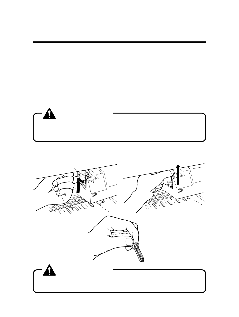 Caution, Replacing the cutter | Falcon Graphics RJ-6000 Series User Manual | Page 83 / 110