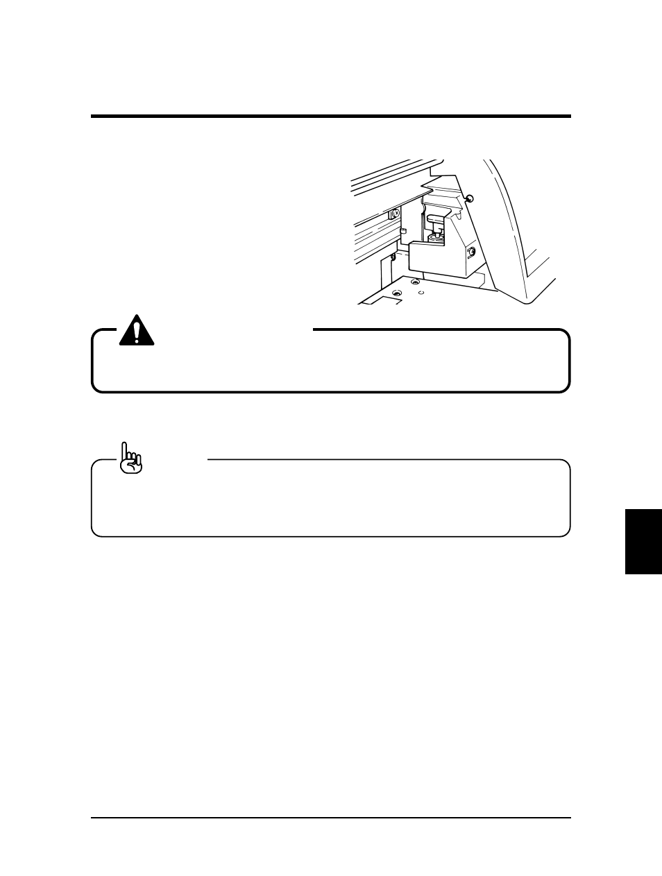 Caution | Falcon Graphics RJ-6000 Series User Manual | Page 84 / 110