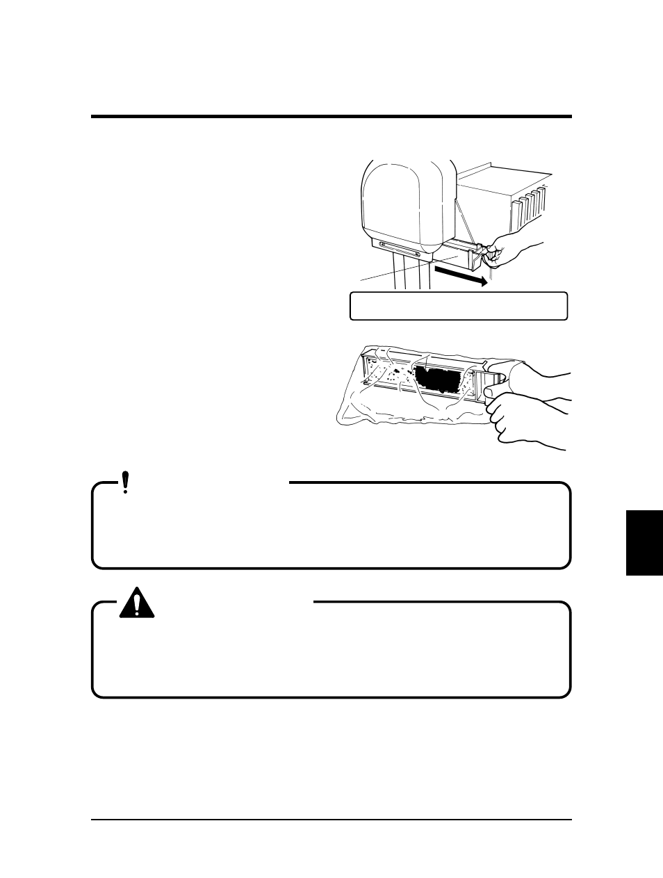 Caution, Important | Falcon Graphics RJ-6000 Series User Manual | Page 86 / 110