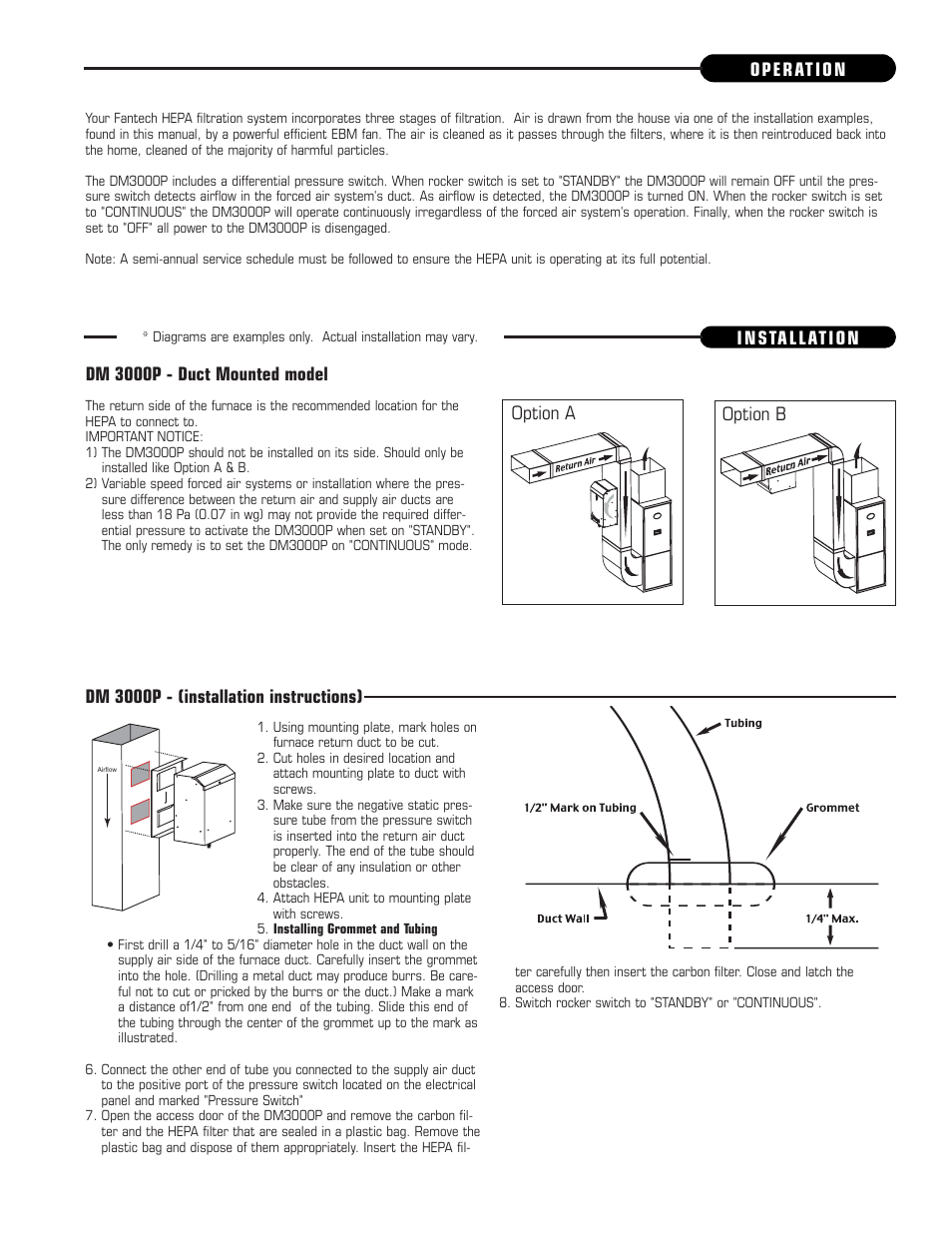 Fantech HEPA DM 3000P User Manual | Page 5 / 6