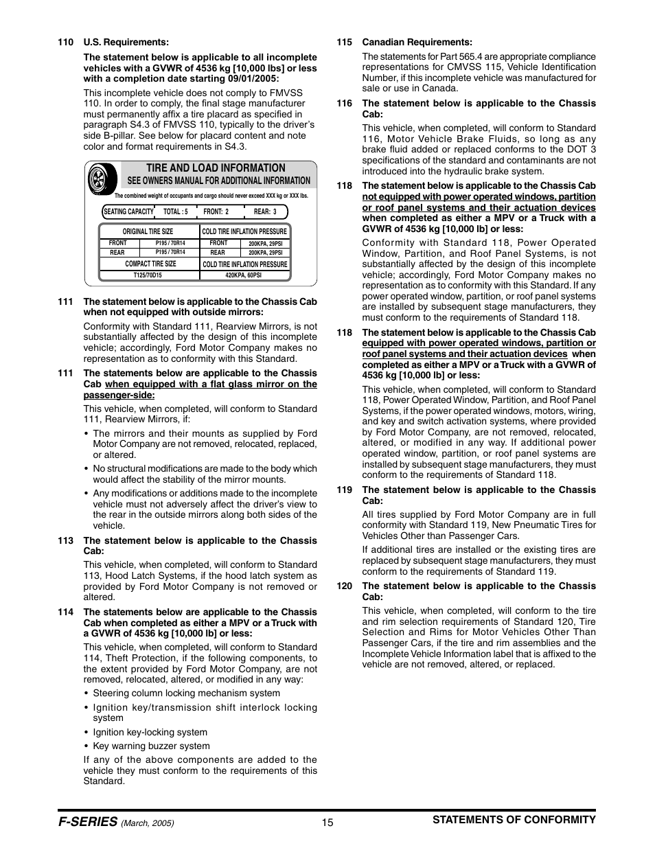 F-series | FORD SUPER DUTY F-SERIES 6C34-19A268-BA User Manual | Page 17 / 32
