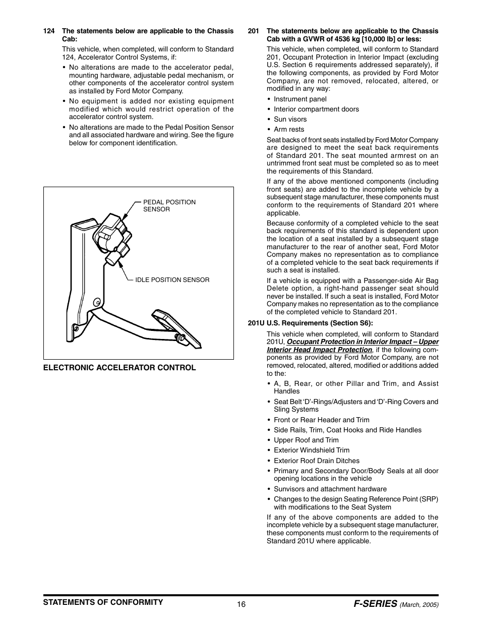 F-series | FORD SUPER DUTY F-SERIES 6C34-19A268-BA User Manual | Page 18 / 32