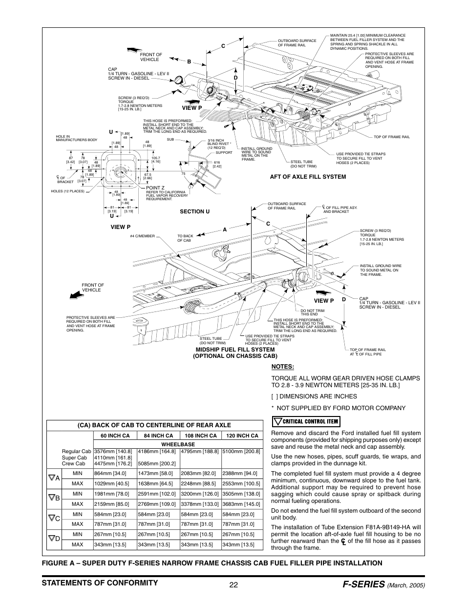 F-series, 22 statements of conformity | FORD SUPER DUTY F-SERIES 6C34-19A268-BA User Manual | Page 24 / 32