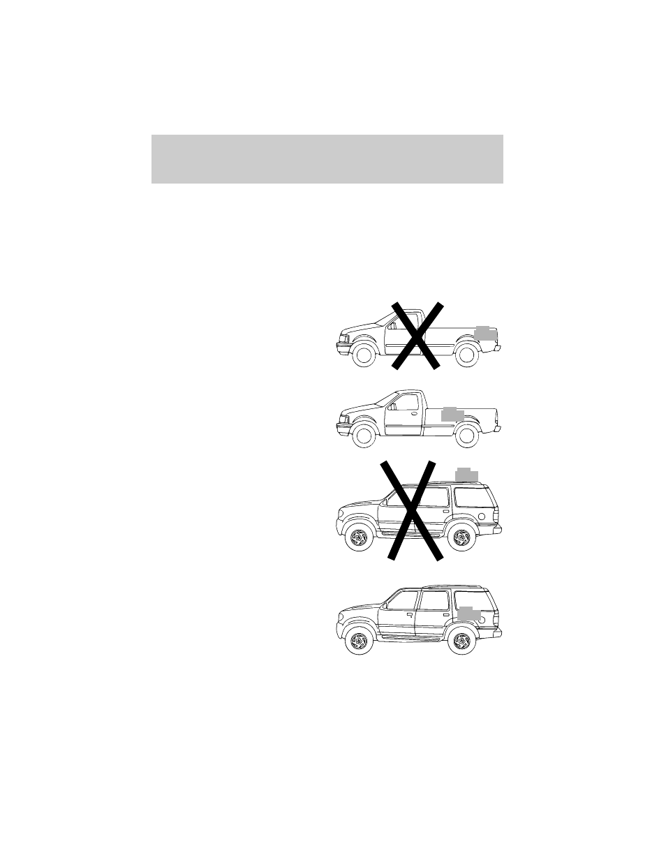 Hauling cargo and vehicle handling | FORD 1999 Explorer User Manual | Page 18 / 20