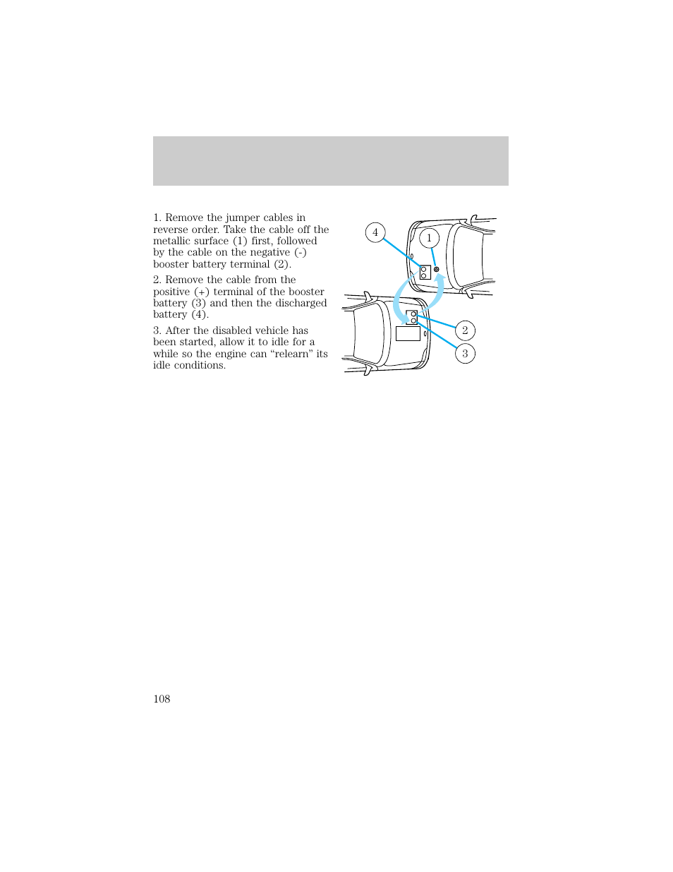 Roadside emergencies | FORD 1998 Ranger User Manual | Page 108 / 160