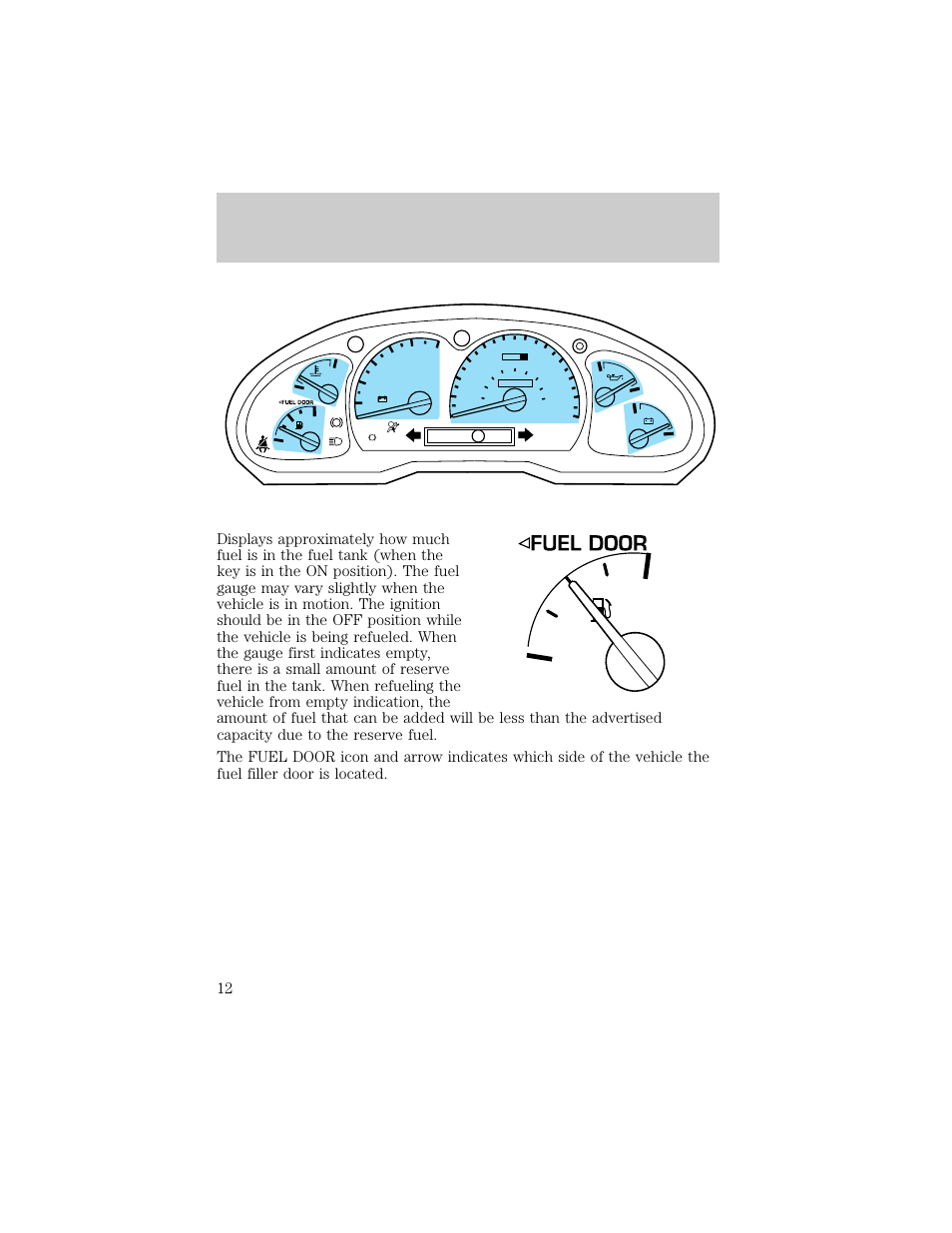 Instrumentation | FORD 1998 Ranger User Manual | Page 12 / 160