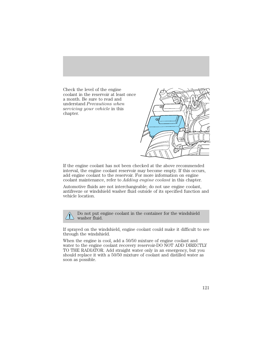 Maintenance and care | FORD 1998 Ranger User Manual | Page 121 / 160