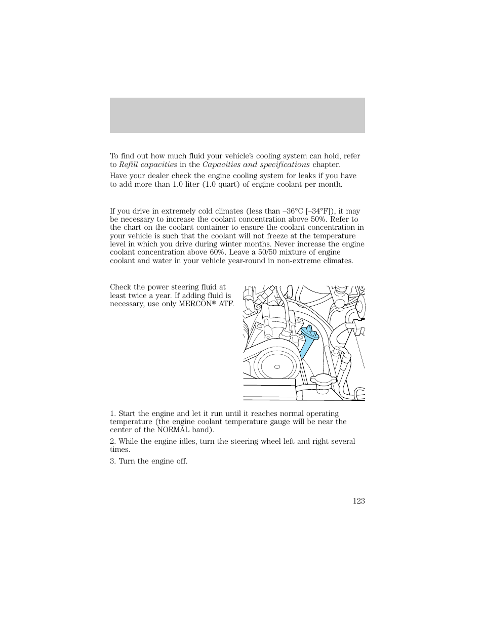 Maintenance and care | FORD 1998 Ranger User Manual | Page 123 / 160